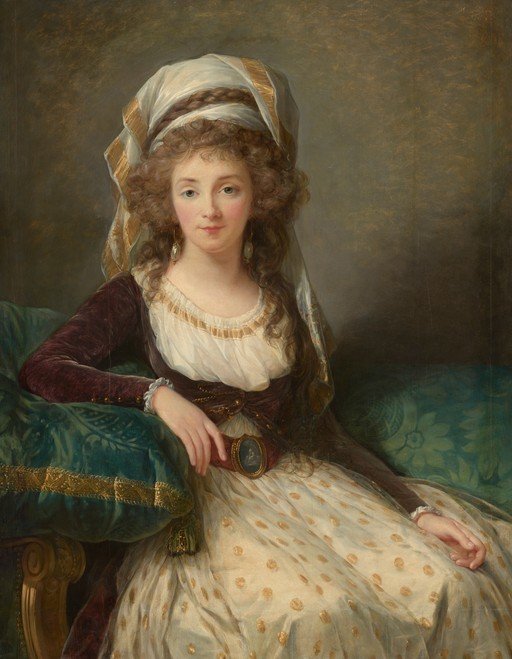 Portrait of a Woman in Turkish Attire