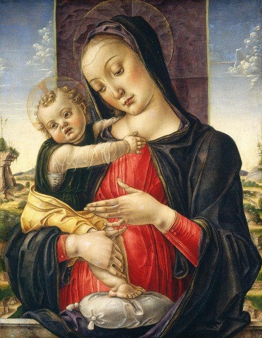 Madonna and Child with Angels