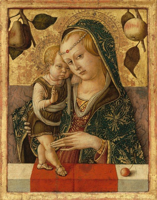 Madonna and Child with Pears and Apple