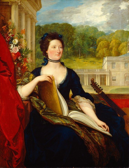 Portrait of a Lady with a Book and Lute