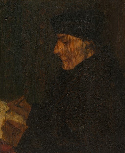 Old Man Writing