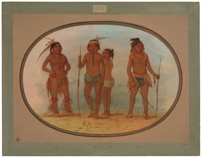 Indigenous People in Traditional Attire