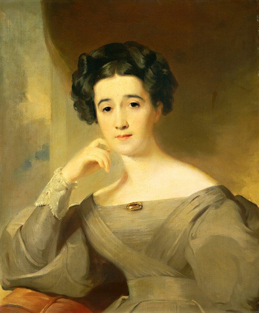 Portrait of a Woman in a Grey Dress
