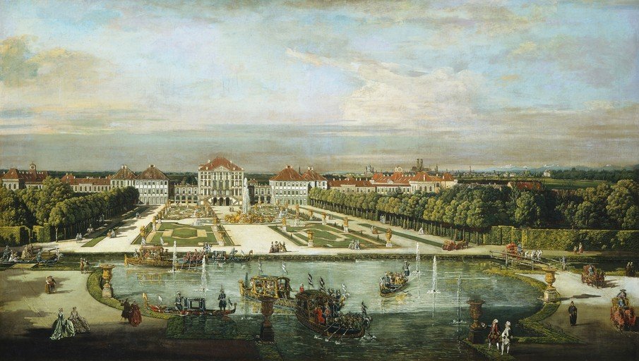 Baroque Palace and Gardens with Royal Procession