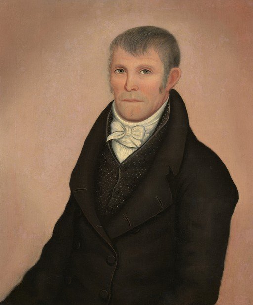 Portrait of a Man in 19th Century Attire