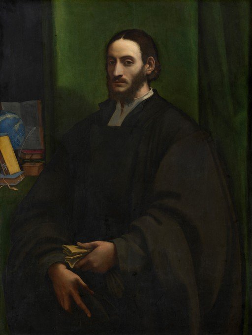Portrait of a Man with a Globe and Books