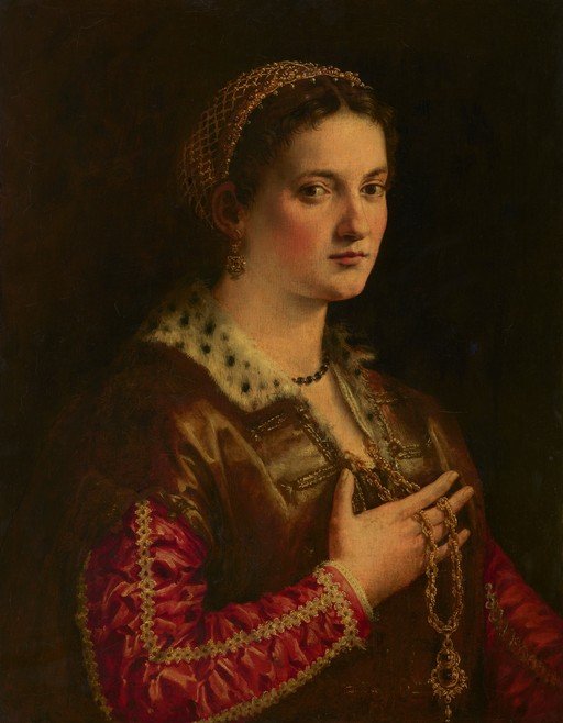Portrait of a Woman with a Pearl Necklace