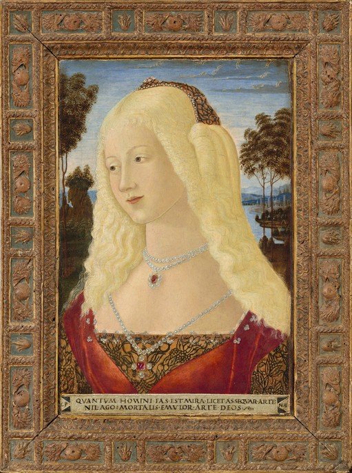 Portrait of a Woman with a Pearl Necklace