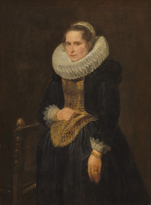 Portrait of a Woman with a Ruff Collar