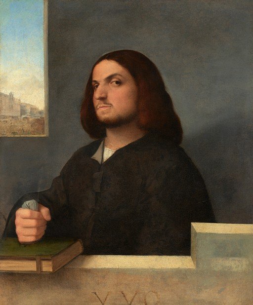 Portrait of a Man with a Book