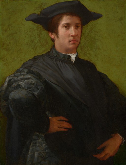 Portrait of a Young Man in Black
