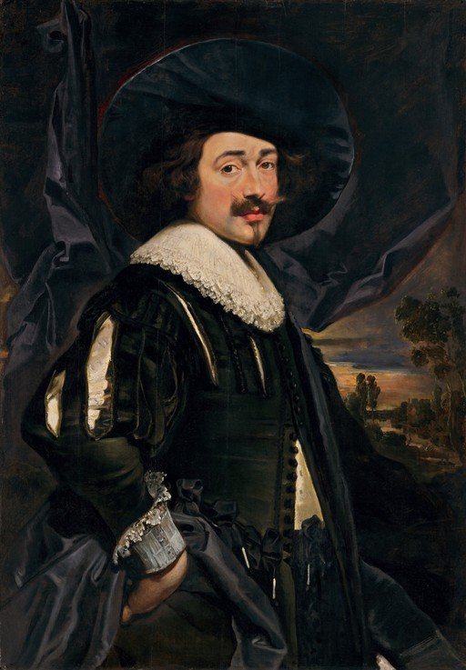 Portrait of a Man with a Wide-Brimmed Hat