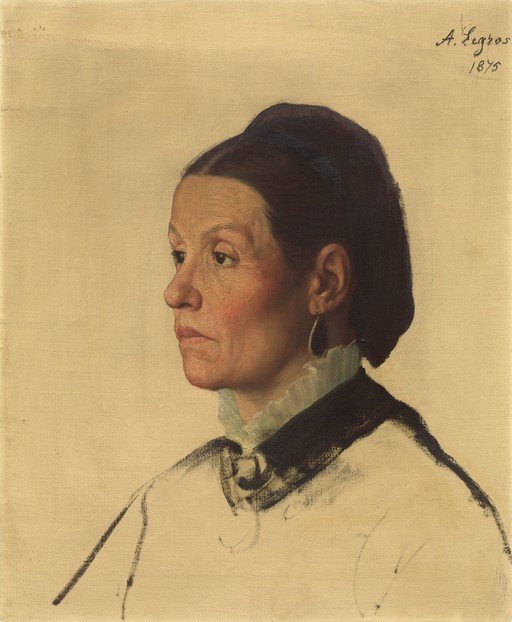 Portrait of a Woman in Profile
