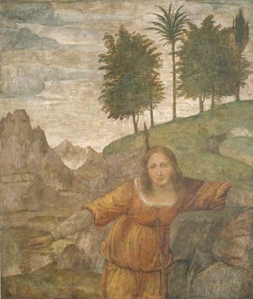 Renaissance Woman in Landscape