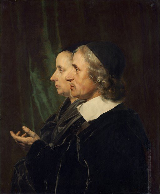 Double Portrait of a Man and Woman in 17th Century Attire