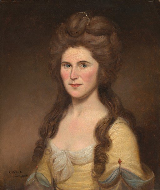 Portrait of a Woman in a Yellow Gown