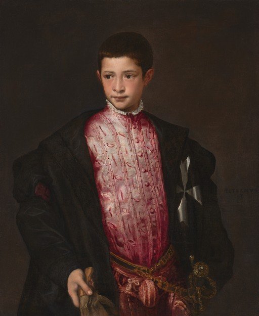 Portrait of a Young Man with a Maltese Cross
