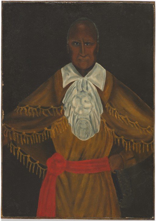 Portrait of a Man in Traditional Attire