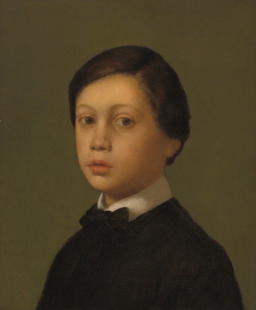 Portrait of a Young Boy in Formal Attire