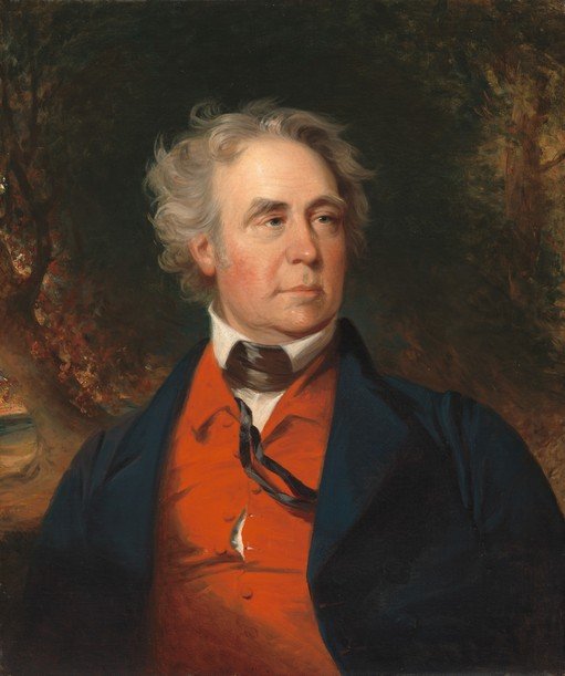 Portrait of a Gentleman in Red Waistcoat and Blue Coat