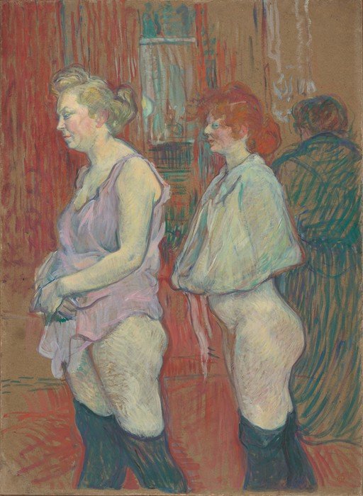 Two Women in a Dressing Room