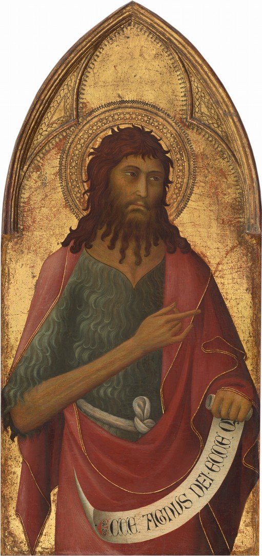 Saint John the Baptist by Sano di Pietro