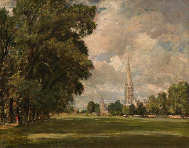 Salisbury Cathedral from the Meadows
