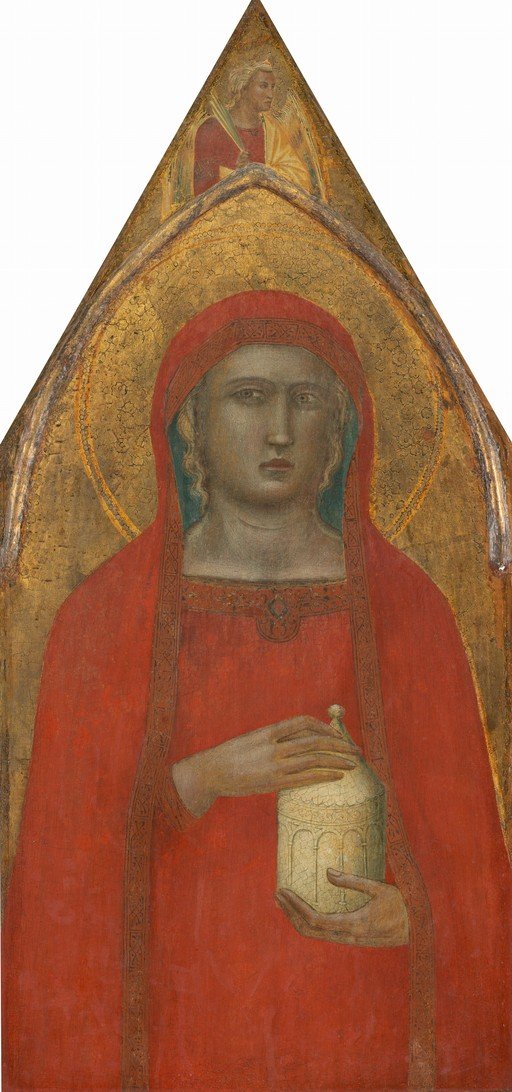 Saint Holding a Reliquary