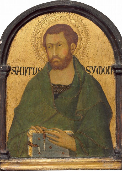 Saint Simon, Medieval Panel Painting
