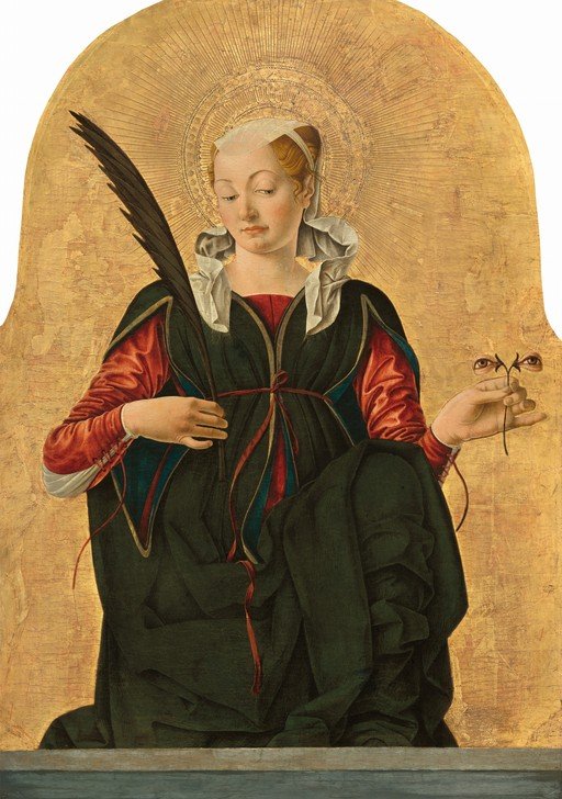 Saint Lucy with Eyes on a Stem