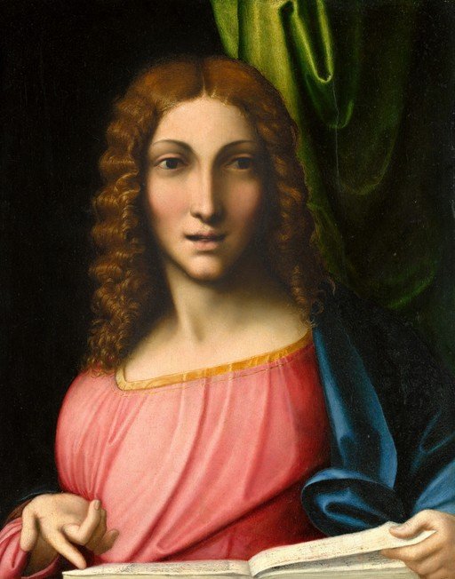 Portrait of a Young Man Holding a Book