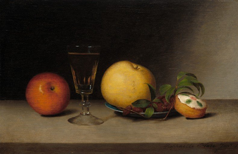 Still Life with Fruit and Wine Glass