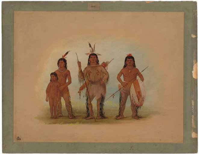 Native American Family Portrait