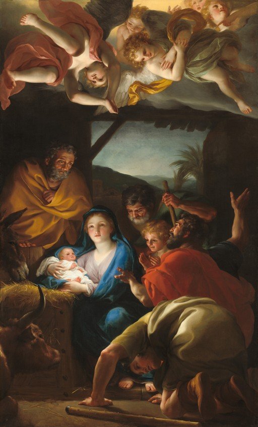 The Nativity with Shepherds and Angels