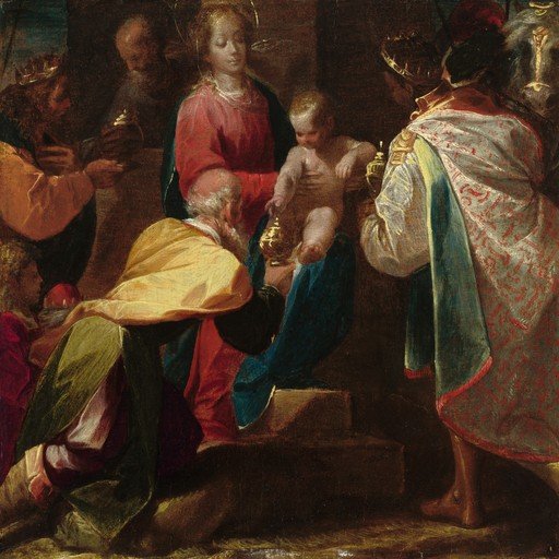 Adoration of the Magi Painting