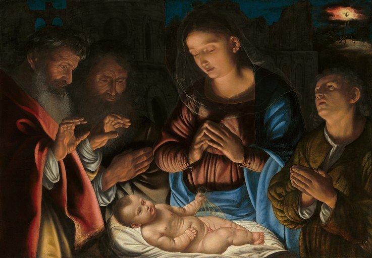 Adoration of the Shepherds by Correggio