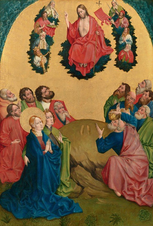 Christ in Majesty with Apostles and Saints