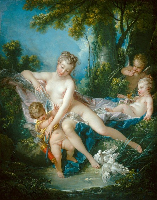 Venus and Cupid with Doves