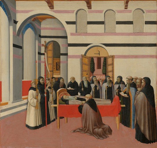 Funeral Procession of a Saintly Figure