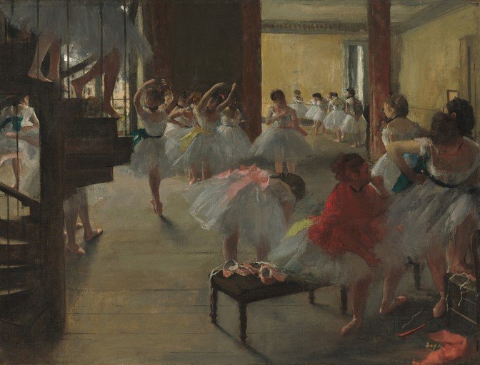 Ballet Dancers in Rehearsal