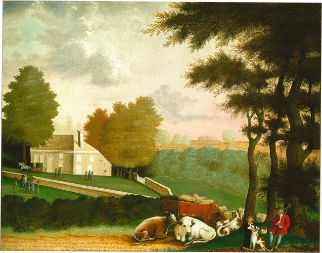 Pastoral Scene with Figures and Livestock