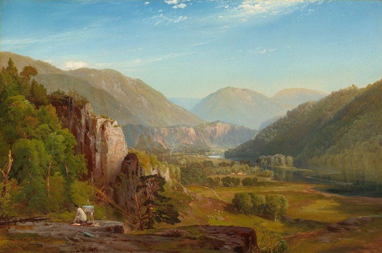 Hudson River School Landscape Painting