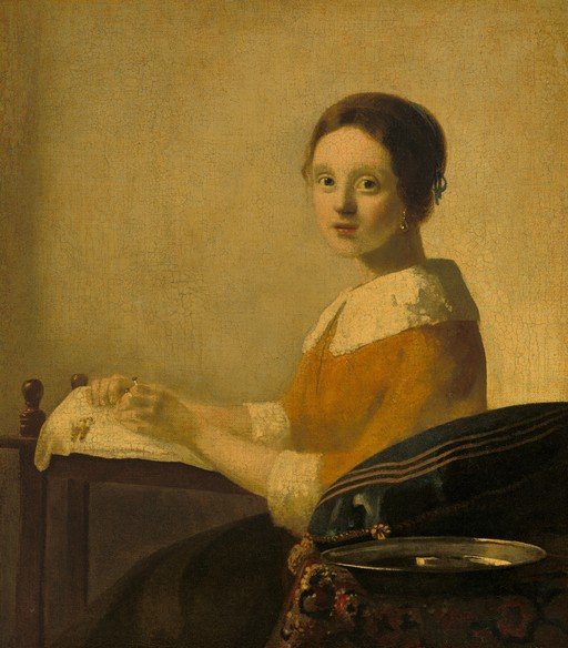 Young Woman with a Pearl Necklace