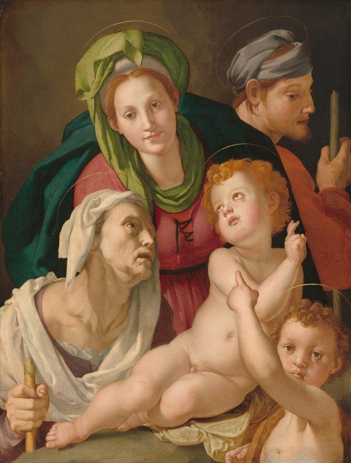 The Holy Family with Saint Anne and the Infant Saint John the Baptist