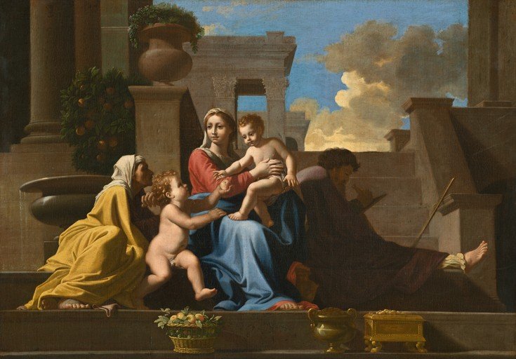 The Holy Family with Saint John the Baptist