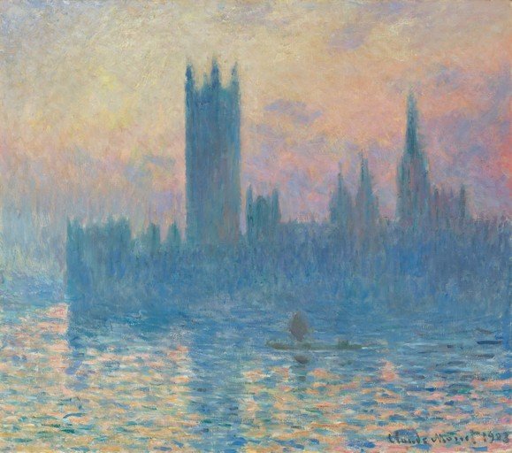 Impressionist View of the Houses of Parliament at Sunset