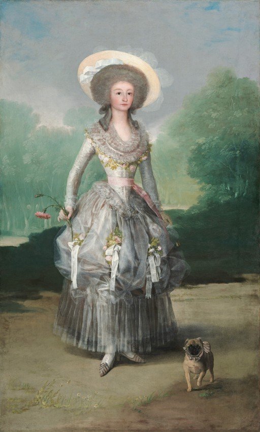 Portrait of a Lady with a Pug