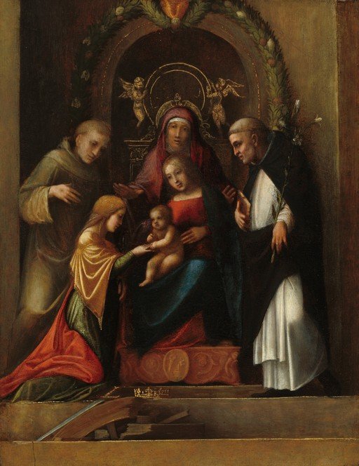 Madonna and Child with Saints and Angels