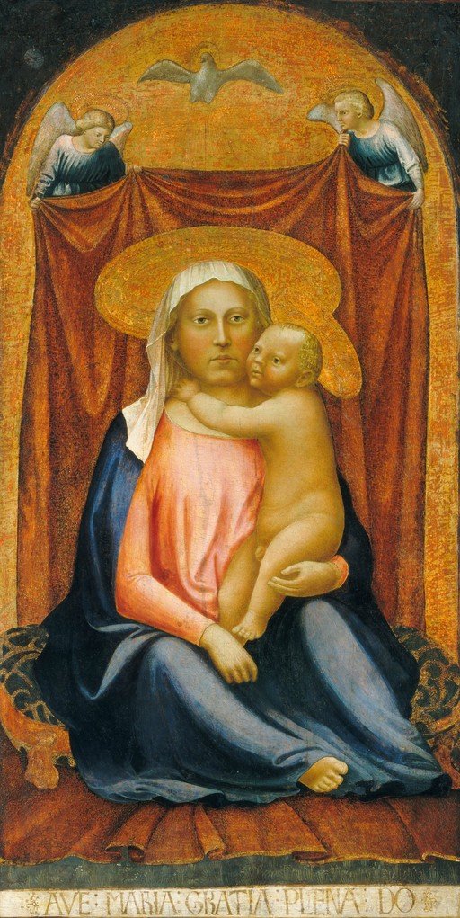 Madonna and Child with Angels and Dove