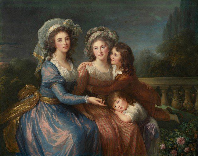 Portrait of the Duchess of Bourbon and Her Children
